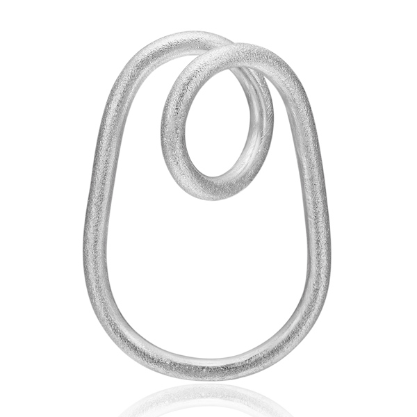 loop-ring i sølv